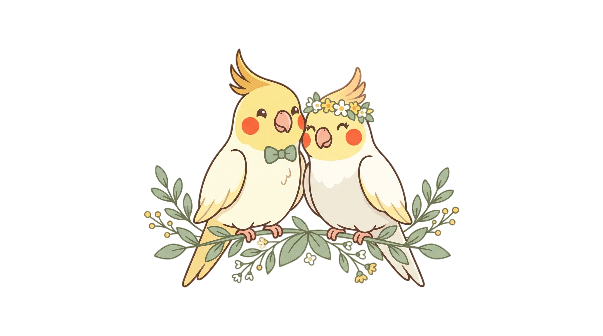 Cute Cockatiel Mascot